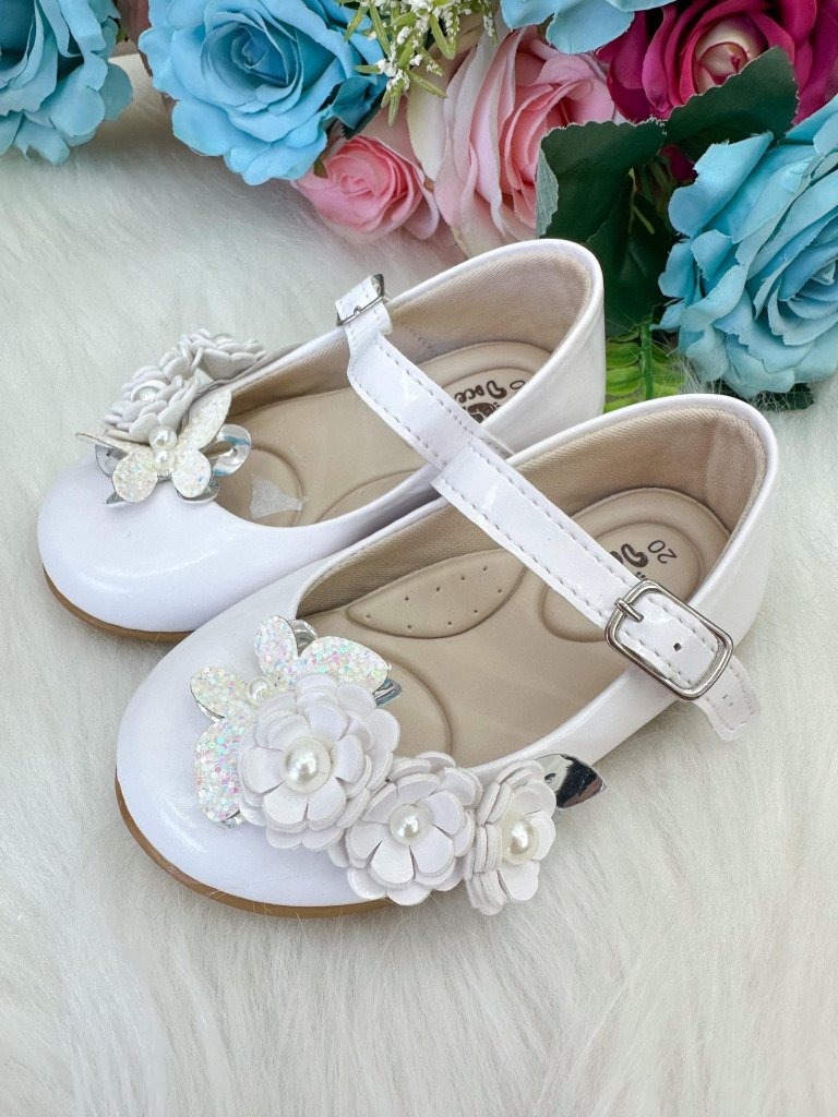 Sapatilha Doce Pe Juju Jardim Encantado Branco Modelo 2