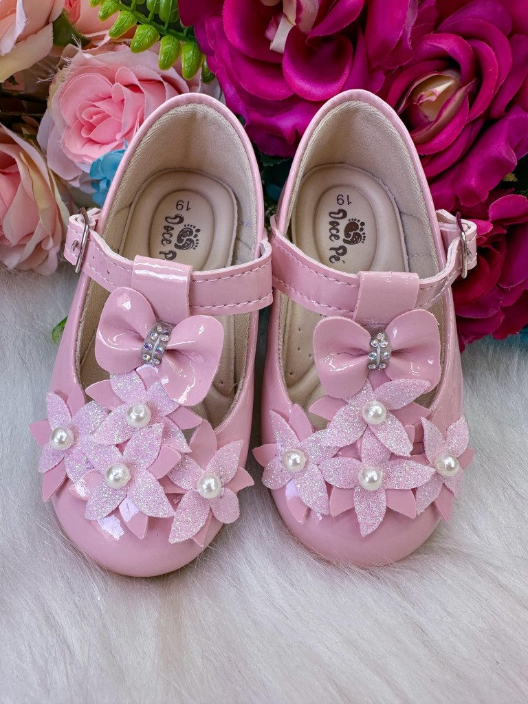 Sapatilha Doce Pe Baby Rosa Bebe