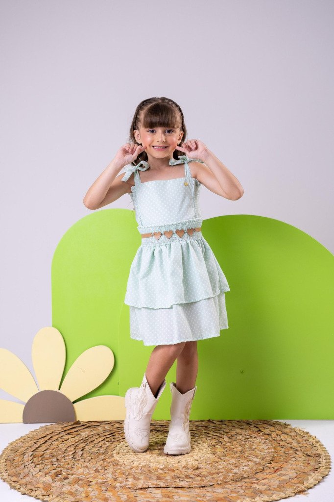 Vestido Blogueirinha Hermione Verde