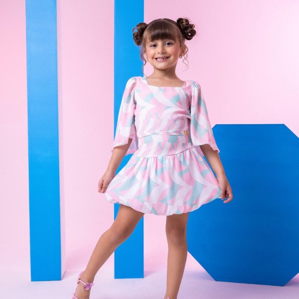 Conjunto Banana Club Alissa Rosa Bebe