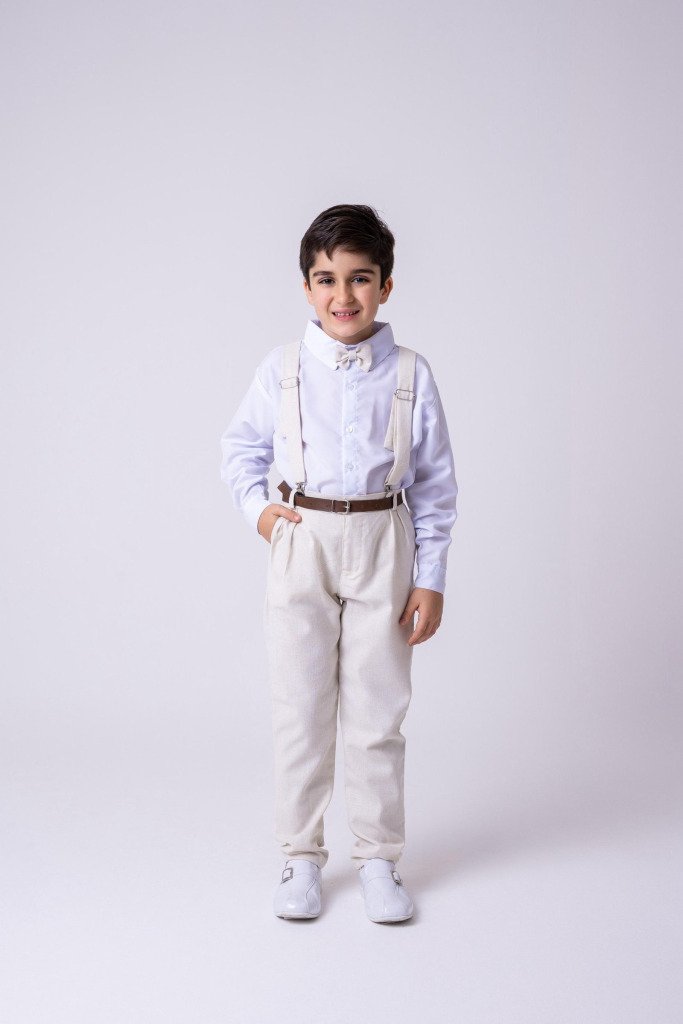 Conjunto Miss Cherry Meninos Social Linho Vitor