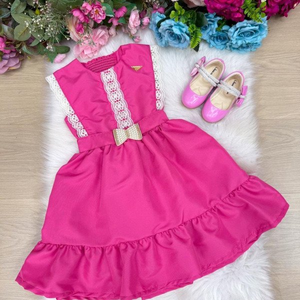 Vestido Blogueirinha Valeria Pink
