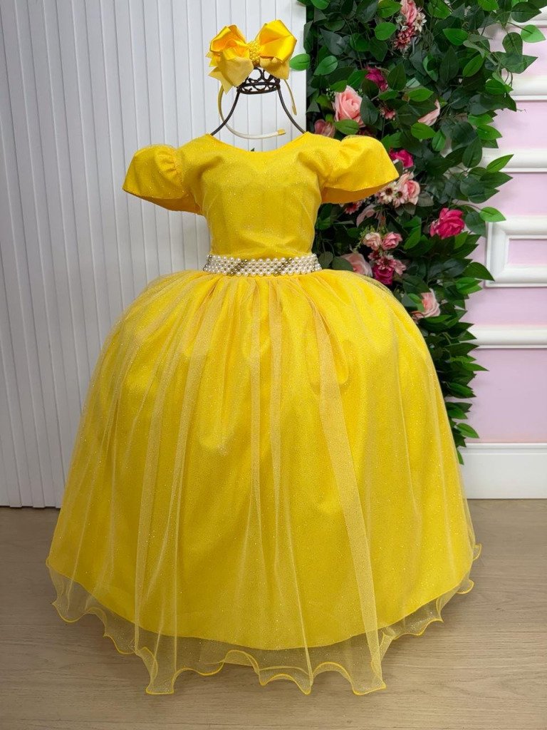 Vestido Marie Longo Heloisa Amarelo
