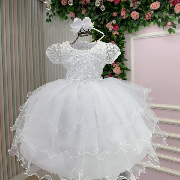 Vestido Bella Child Lavínia Branco
