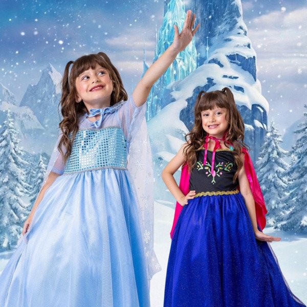 Fantasia Princesa Belli Frozen + Saiote