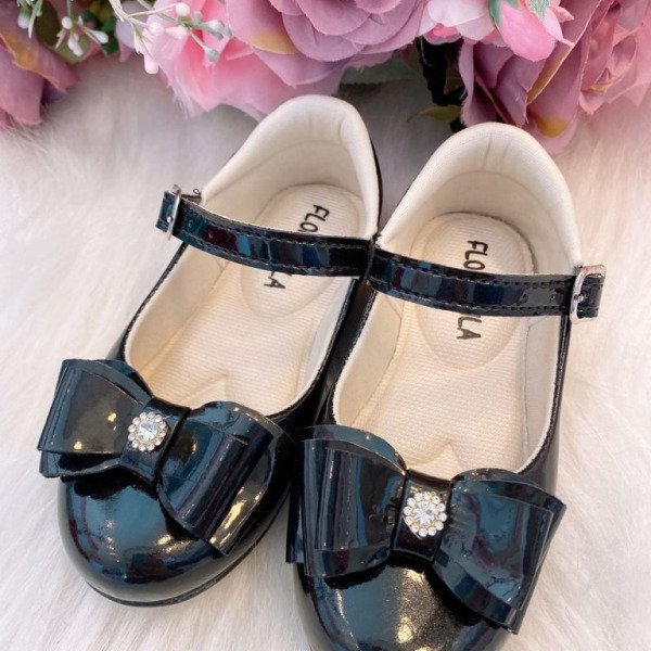 Sapatilha Flor Di Mila Alice Preto