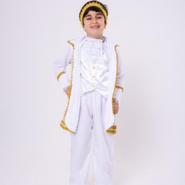 Fantasia Princesa Belli Principe Conde William Branco