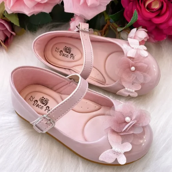 Sapatilha Doce Pe Jardim Encantado Nude – Rose