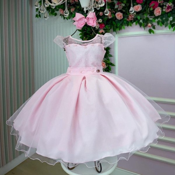 Vestido Mini Miss Isabela Rosa