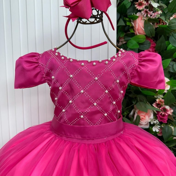 Vestido Enjoy Longo Gabriela Pink