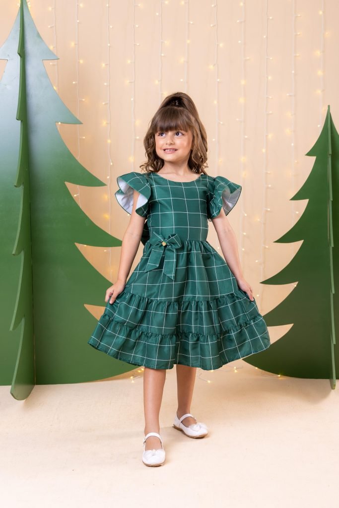 Vestido Banana Club Natal Patty Verde