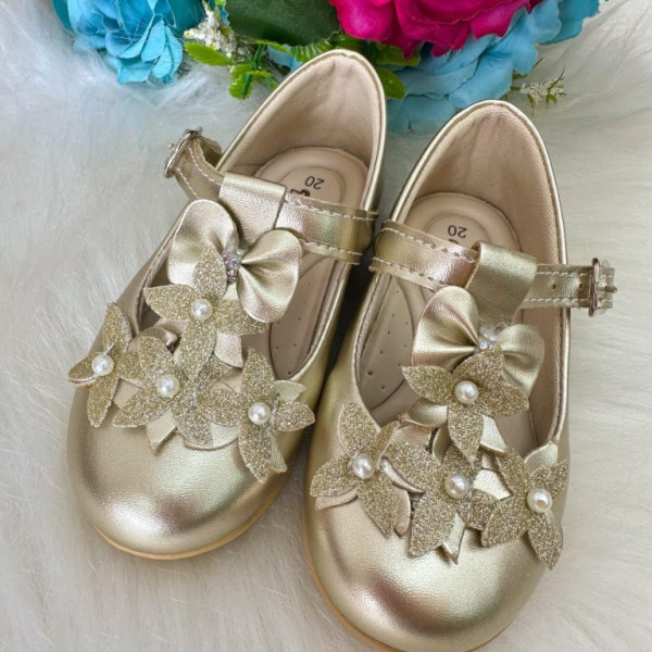 Sapatilha Doce Pe Baby Dourado