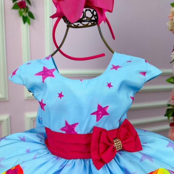 Vestido Infantil Temáticos da Gigi Mundo Bita