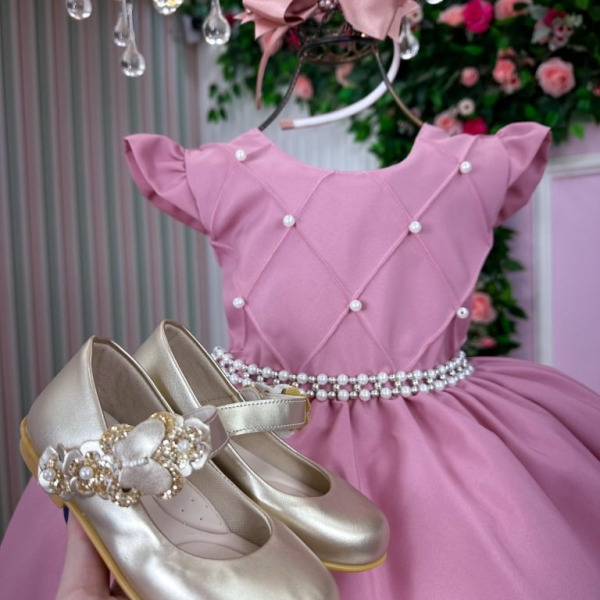 Vestido Ysa Kids Francine Rose