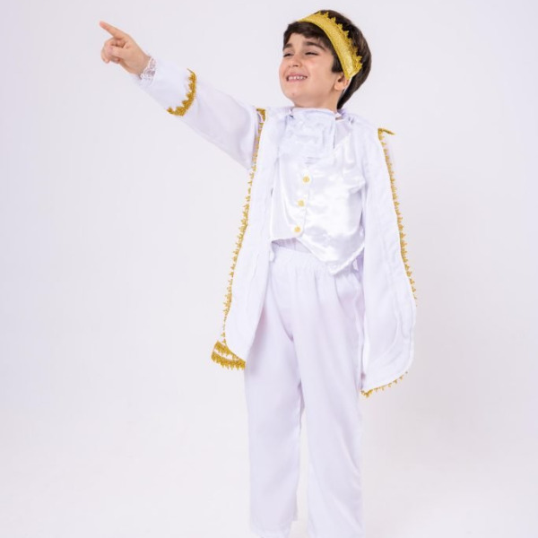 Fantasia Princesa Belli Principe Conde William Branco
