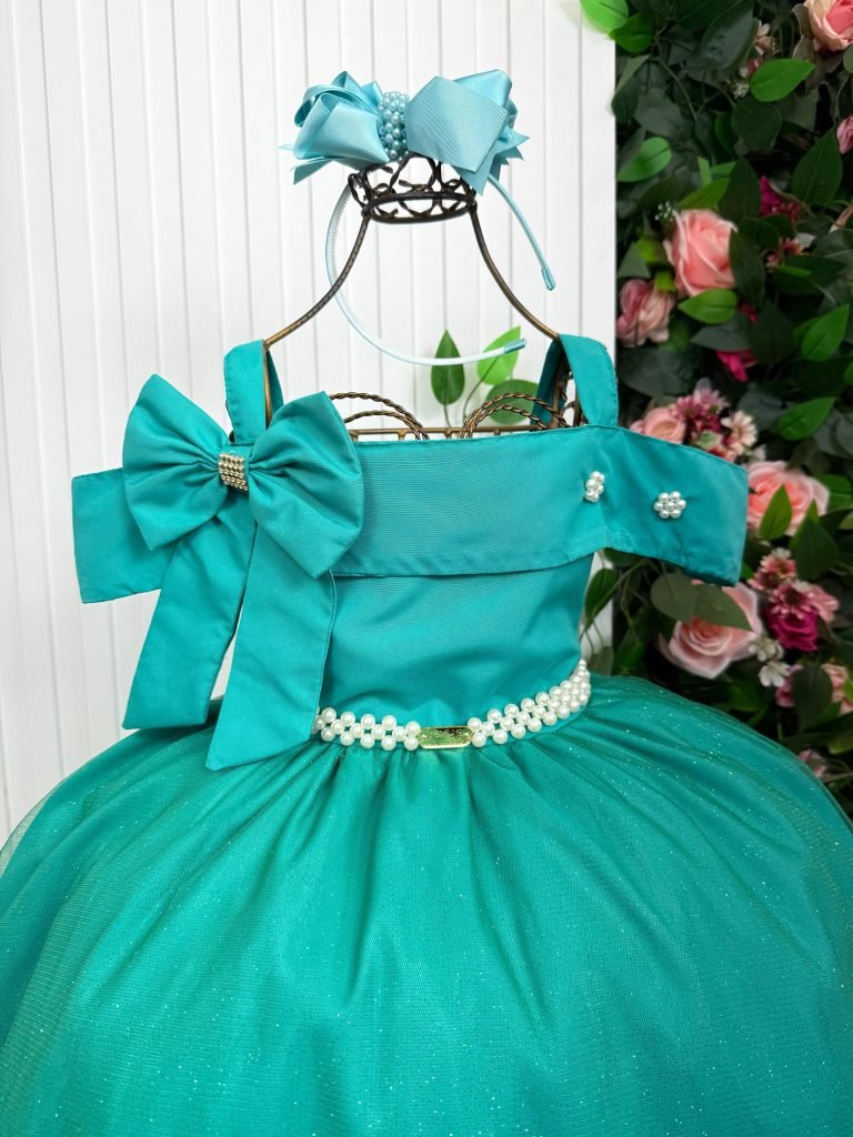 Vestido Banana Club Longo Doce Elegancia Verde Jade