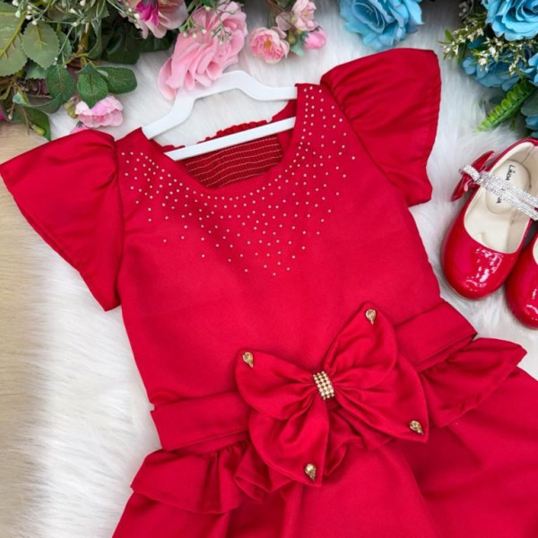 Vestido Blogueirinha Tayla Vermelho
