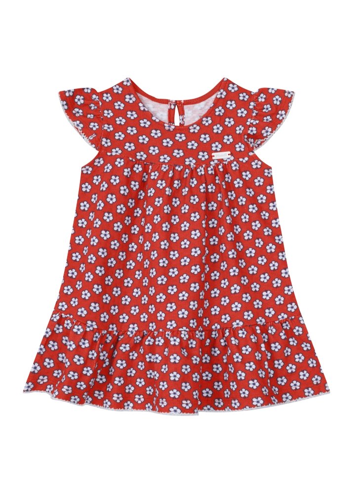 Vestido Infantil Menina em Malha Artesã Grécia Mundi Brandili – Vestido de bebê
