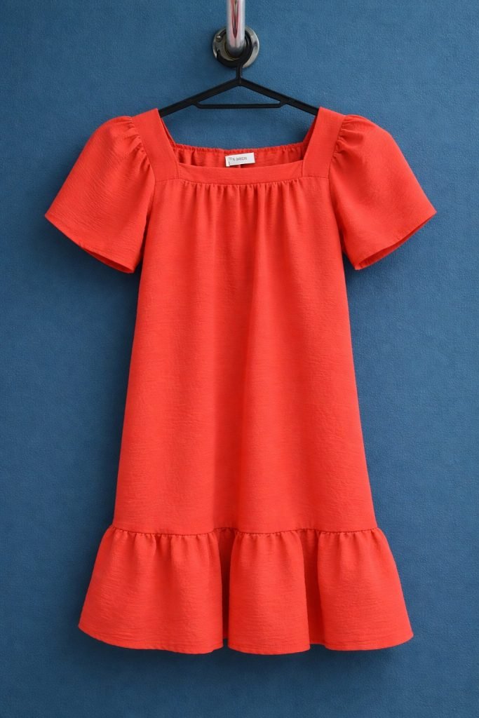 VESTIDO Infantil Trick Nick com babados poliester