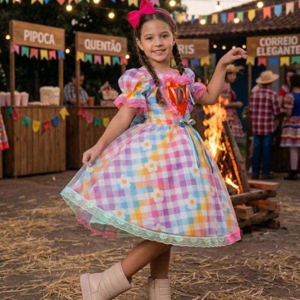 Vestido Junino Marie São João Encantado