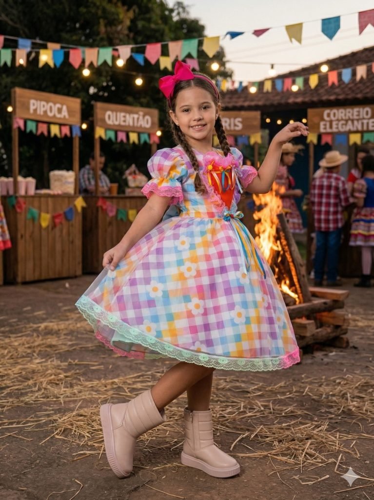 Vestido Junino Marie São João Encantado